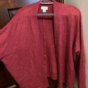 Old Navy magenta knit cardigan